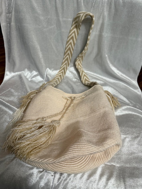 Colombian Mochilla (Cream and Sandstone)
